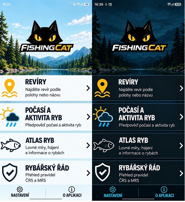 Co je nového v aplikaci FishingCat Revíry