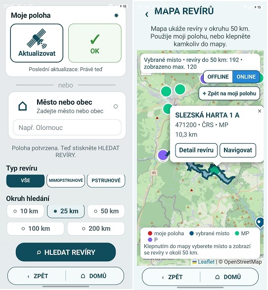 K čemu je dobrá aplikace FishingCat Revíry? Jak vám pomůže najít revír