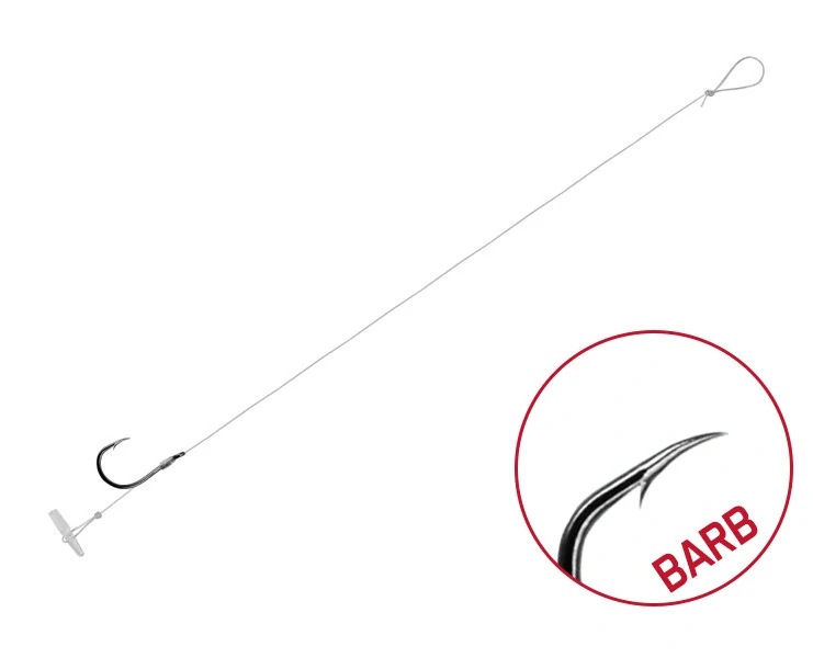 Návazec Delphin FLR Quickstop / 6ks 8cm/ 0,22mm / BARB #8