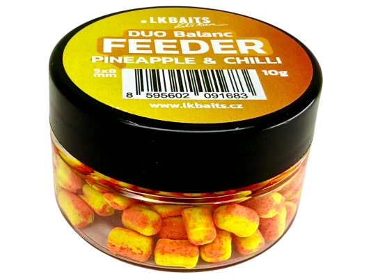 LK Baits Balanc Duo Feeder Pineapple & Chilli, 5x8mm,10g