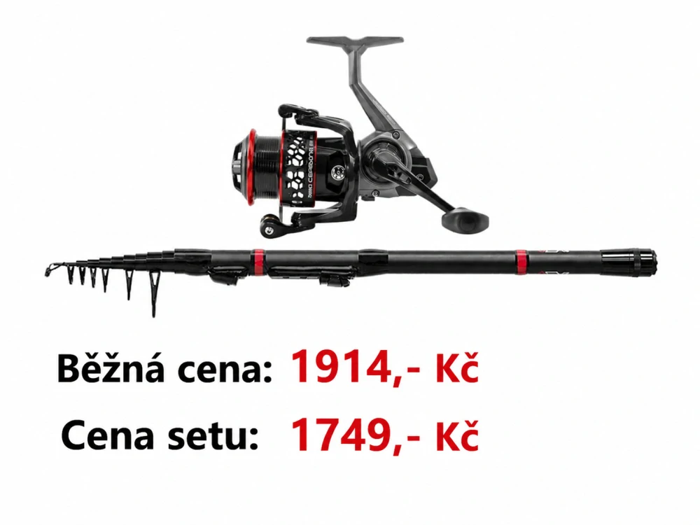 FishingCat PocketSET 210 – cestovní přívlačový set