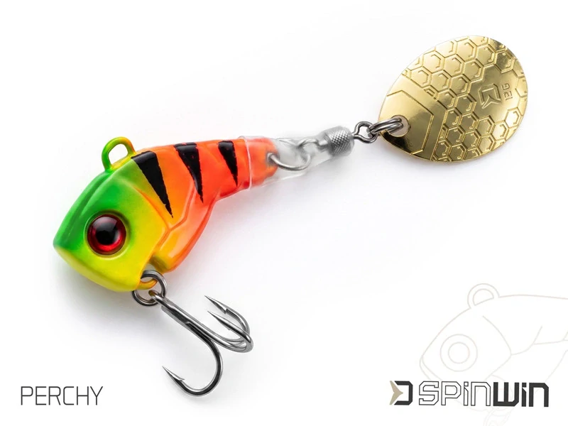 Vibrační nástraha Delphin SpinWIN 12g/PERCHY