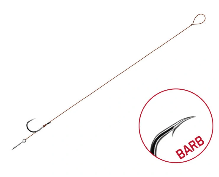 Návazec Delphin Proxi Sting / 6ks 8cm / 0,10mm / BARB #8 / Sting 5mm