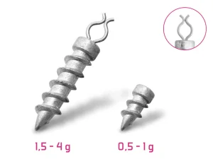 Delphin Přídavné Závaží Zavrtávací B! 10 ks - 1 g