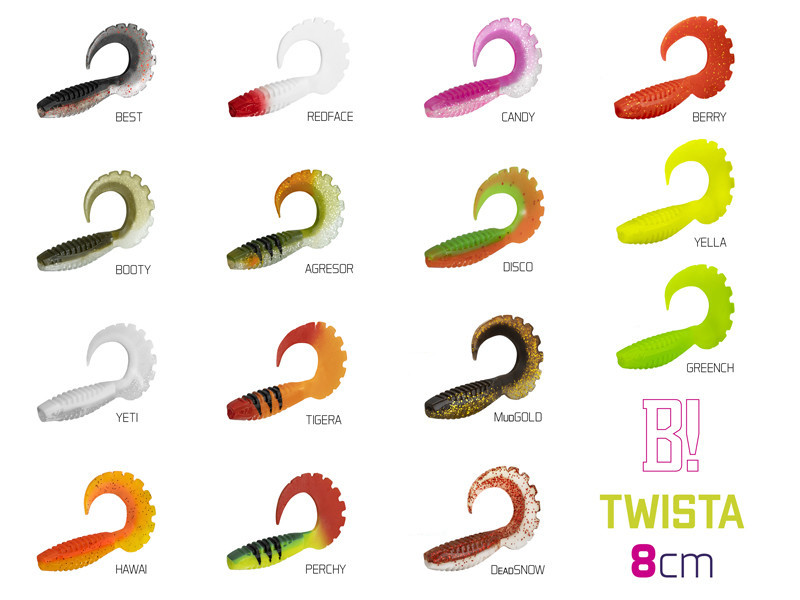 Delphin TWISTA UVs 8 cm  1 ks