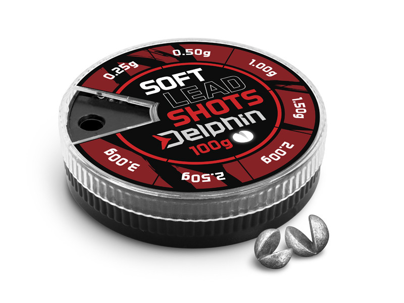 Vyvažovací olůvka Delphin SOFT (červená krabička) 100g / 0,1-2,5g