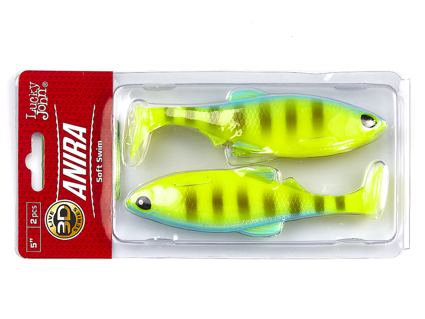 Lucky John 3D Anira Soft Swim 5" - 2 ks