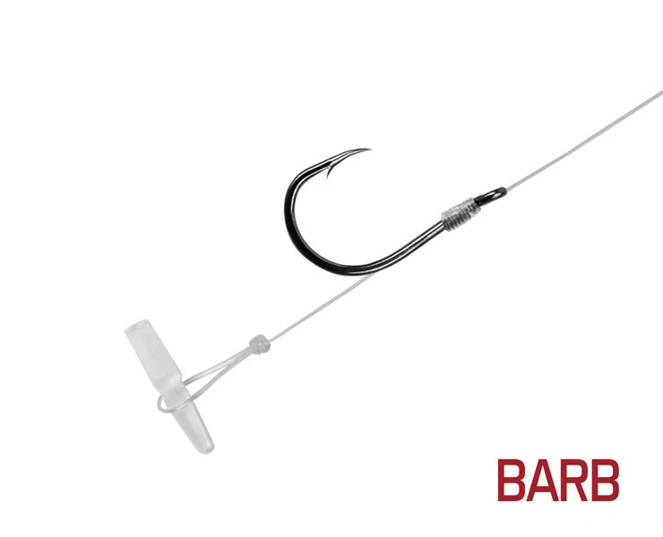 Návazec Delphin FLR Quickstop / 6ks 8cm/ 0,22mm / BARB #8