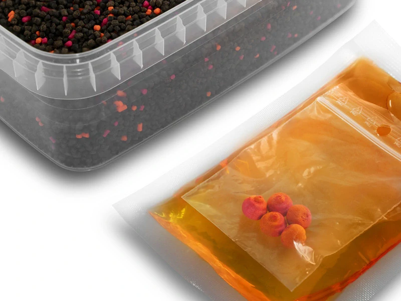 Pellet box Delphin Reaxe READY&GO Mango-Broskyně/400g