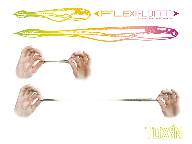 Umělá nástraha Delphin TOXIN UVs / 8cm