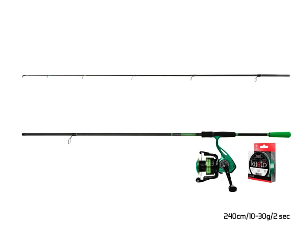 Delphin Přívlačový set GreenSpin 240cm 30g + 3T + 0,261mm