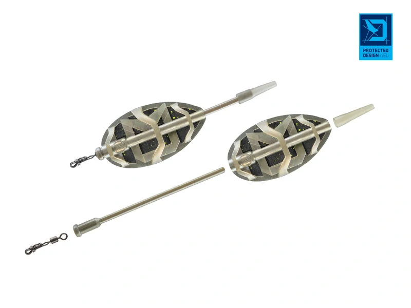 Krmítko bez olova Delphin Method QUIX ECO L / 40g