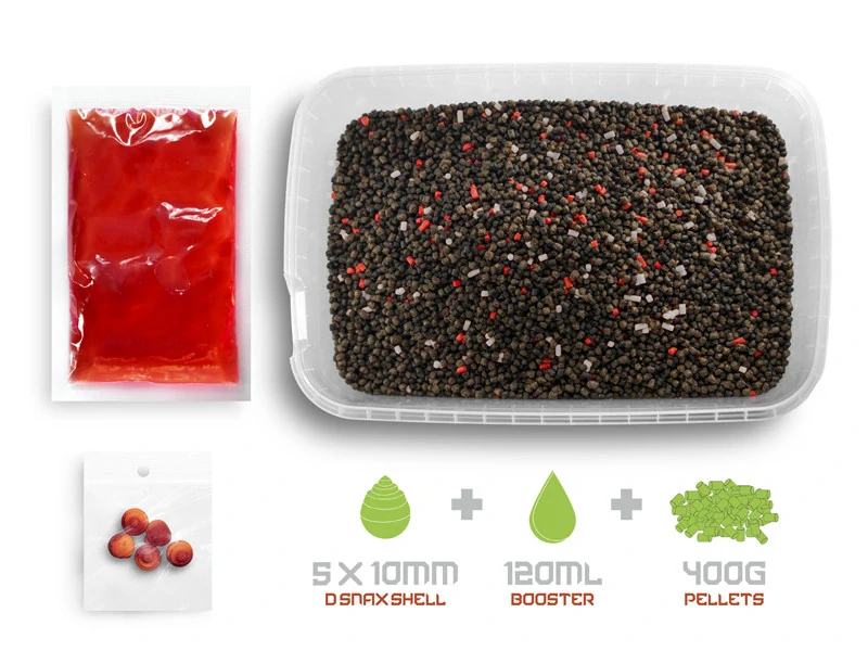 Pellet box Delphin Reaxe READY&GO Losos-Rak/400g