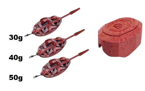 Feeder set Delphin MAGMA DUO 3,2–3,6 m 100 g + naviják EPIX 5T 5000 (kompletní výbava)