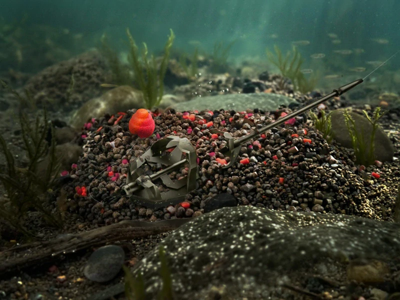 Pellet box Delphin Reaxe READY&GO Mango-Broskyně/400g