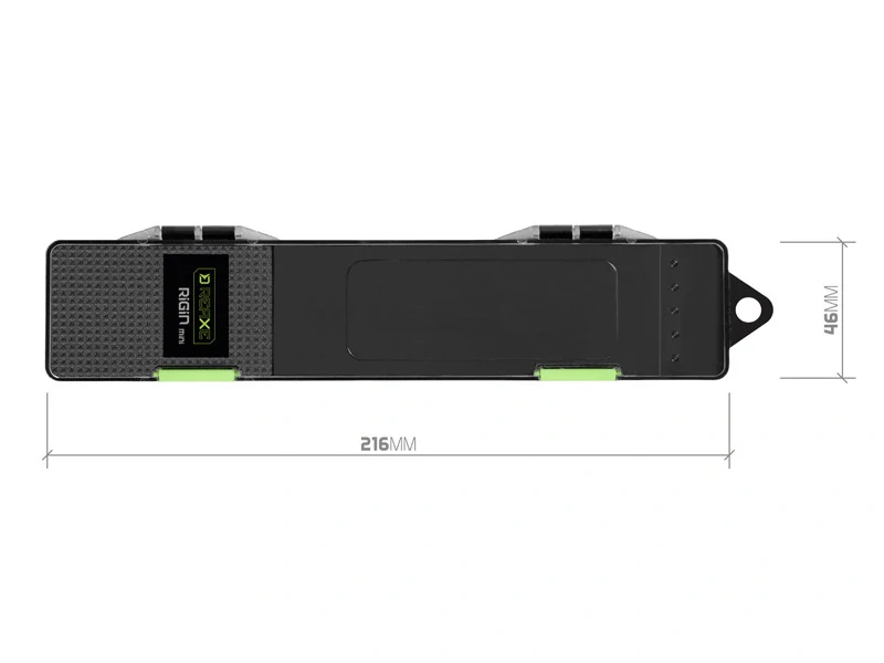 Box na feederové návazce Delphin REAXE RIGIN mini 216x46mm