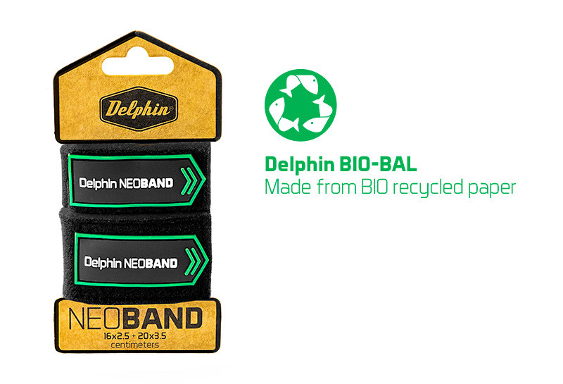 Stahovací páska na pruty Delphin NEOBAND / 2ks