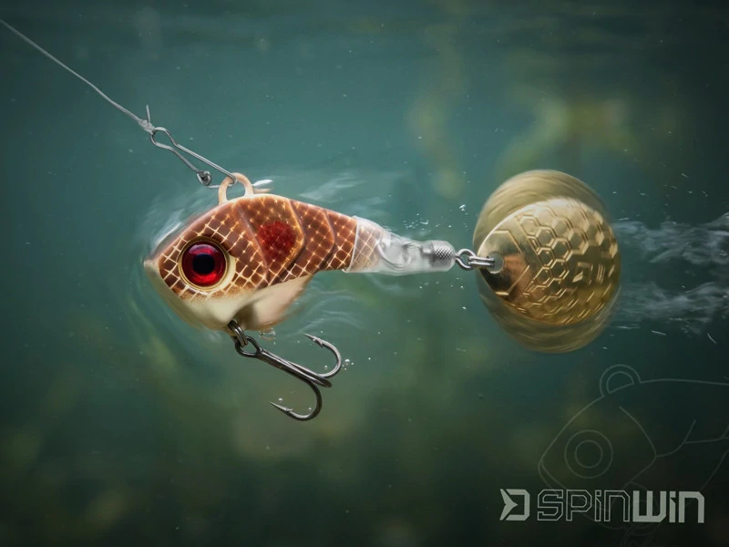 Vibrační nástraha Delphin SpinWIN 7,5g/BOOTY