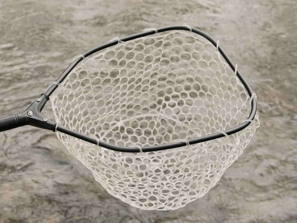 Pstruhový podběrák Delphin TroutSPIN měkká síť 40x30cm