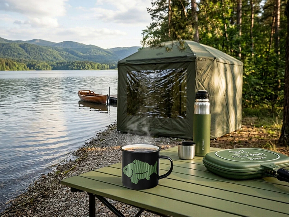Smaltovaný hrnek Delphin CARPO 350ml