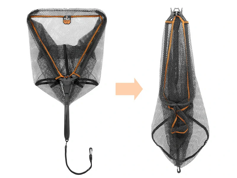 Přívlačový podběrák Delphin FoldSPIN 40x40cm