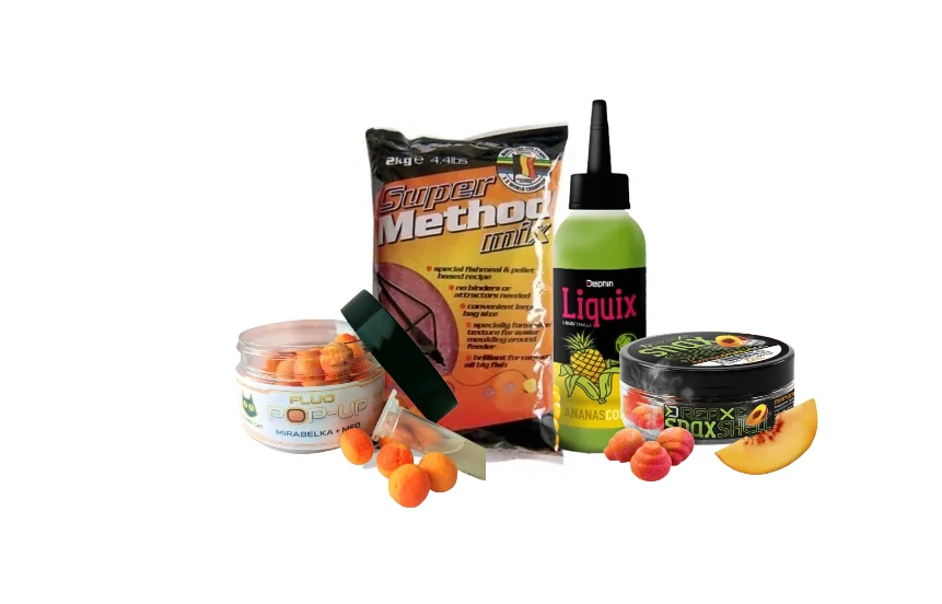 Feeder set Delphin MAGMA DUO 3,2–3,6 m 100 g + naviják EPIX 5T 5000 (kompletní výbava)