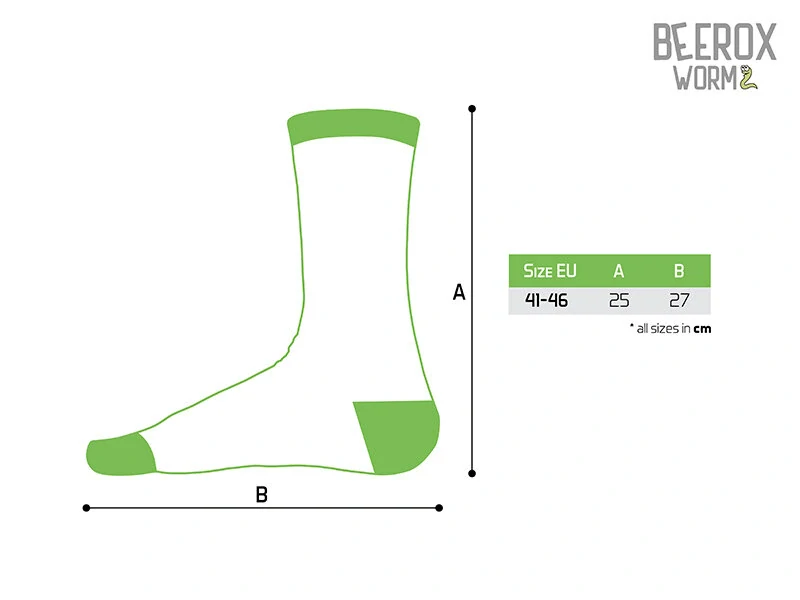 Set ponožek v plechovce Delphin BEEROX WORM vel. 41–46 / 2 páry