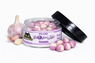 FishingCat Česnek 11mm 60ml Pop-Up Boilies