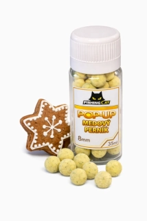FishingCat Medový perník 8mm 35ml Pop-Up Boilies
