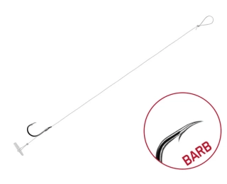 Návazec Delphin FLR Quickstop / 6ks 8cm/ 0,22mm / BARB #8