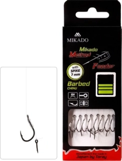 Mikado Method Feeder Návazec 8 ks 10 cm s trnem 0,23 mm vel. 10