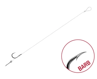 Návazec Delphin FLR Sting / 6ks 8cm / 0,25mm / BARB #6 / Sting 7mm
