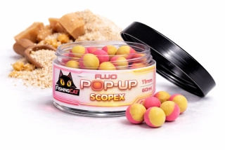 FishingCat Scopex 11mm 60ml Pop-Up Boilies