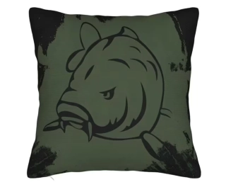 Jednodílný potah na polštář Kapr / zelený