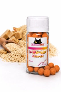 FishingCat Scopex 8mm 35ml Pop-Up Boilies