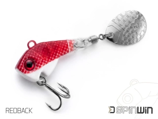 Vibrační nástraha Delphin SpinWIN 12g/REDBACK