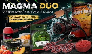 Delphin MAGMA LEGEND4RY DUO XXL – kompletní feederový set