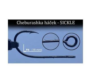 Jigovky Háček Cheburashka Sickle #2/0, 10ks